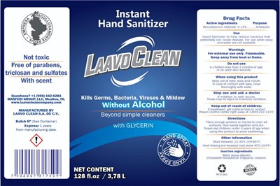 3780 mL Label (Instant Hand Sanitizer 3.78 L)